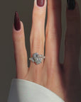 YOU AND ME, WE SHINE AND SPARKLE TOGETHER PERFECTLY // ANTIQUE TOI ET MOI ENGAGEMENT RING