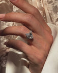 IT WAS PURE AND LOVELY AND ROMANTIC AND NOTHING ELSE IN THE WORLD MATTERED // ORIGINAL ART DECO TIFFANY & CO PLATINUM DIAMOND ENGAGEMENT RING