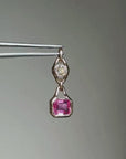 ROSES IN MY CHEST, ROSES AT MY FEET, ROSES IN THE SOFTNESS OF YOUR LIPS // ONE OF A KIND PINK SAPPHIRE PENDANT