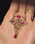 SISTER SUFFRAGETTE // BELLE ÈPOQUE ERA ART NOUVEAU NECKLACE