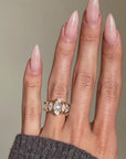 I WANT TO BUILD A CATHEDRAL OF YOU // MARQUISE AND MOVAL FIVE STONE ENGAGEMENT RING