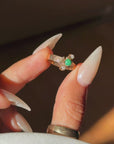 A NEST OF ROBINS EGGS BLUE // SWEETHEART VICTORIAN TURQUOISE RING