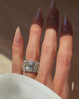 I'VE ONLY HAD EYES FOR YOU, EVER SINCE I LAID THEM ON YOU // EXCEPTIONAL ART DECO DIAMOND CIGAR BAND