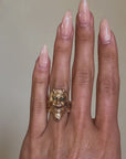 THE DEVIL IS IN THE DETAILS, WHY DON'T YOU LOOK A LITTLE CLOSER // VINTAGE DEVIL RING