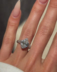 IT WAS PURE AND LOVELY AND ROMANTIC AND NOTHING ELSE IN THE WORLD MATTERED // ORIGINAL ART DECO TIFFANY & CO PLATINUM DIAMOND ENGAGEMENT RING