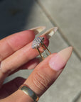 I SLIP FROM DAY INTO NIGHT WITH EASE // 1980'S SAPPHIRE AND DIAMOND FLIP RING