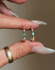 I WILL ALWAYS LONG FOR THE SPRING // VINTAGE EMERALD EARRINGS