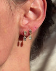 I AM UNIQUE AND STRIKING AND LOVELY // MIXED SHAPE DIAMOND EARRINGS