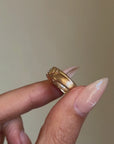 THE RIPPLE EFFECT OF KNOWING YOU HAS CHANGED MY ENTIRE BEING // VINTAGE GOLD WEDDING BAND