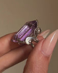 THE LAVENDER SCENT HIT ME ON THE BREEZE BEFORE I COULD SEE THE FIELDS AND I KNEW I WAS HOME // MID CENTURY GIANT COCKTAIL RING