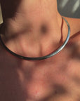 WORSHIP ME IN MY DARK AND IN MY LIGHT // REVERSIBLE WHITE AND YELLOW GOLD OMEGA COLLAR
