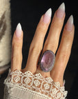 THE LAVENDER LADY AMETHYST CAMEO RING