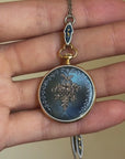 THERE WAS A TIME WHERE I THOUGHT I LOVED YOU, BUT NOW I AM REALIZING I APPRECIATE THE NOVELTY OF YOU MORE // INCREDIBLE ENAMEL BELLE EPOQUE POCKET WATCH WITH REMOVABLE ENAMELED CHAIN