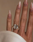 YOU ARE A LIGHT, AN ETERNAL GLOWING EMBER // 10.03ct OLD CUSHION DIAMOND ENGAGEMENT RING