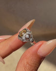 LET ME EAT THE SUN // ART DECO YELLOW SAPPHIRE RING