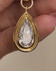 WATCHING THE SWEAT BEAD ON YOUR SKIN AND GATHER, SLOWLY // 3.70CT ELONGATED PEAR DIAMOND CLIP