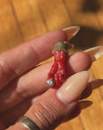 LOOK HERE, INTO THESE FACETS AND SEE THAT YOU ALREADY HAVE EVERYTHING YOU HAVE EVER WANTED // ITALIAN CORAL HAND WITH DIAMOND