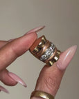 WRAP ME UP WITH A PRETTY LITTLE BOW // RETRO DIAMOND RING