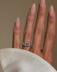 AND THERE I WAS, STANDING IN FRONT OF THE REST OF MY LIFE AND FOR THE FIRST TIME THERE WAS NO WHERE ELSE I'D RATHER BE // VINTAGE MID CENTURY ENGAGEMENT RING