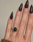 IOLITE FOR A VISIONARY'S JOURNEY // VINTAGE IOLITE CABOCHON RING