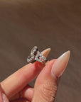 OF STAR CROSSED LOVERS AND THE WAY I NEED YOU // BEAUTIFUL VICTORIAN OLD MINE CUT DIAMOND BYPASS TOI ET MOI ENGAGEMENT RING