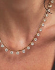 THE WAY THE FALLING SNOW DANCES ON YOUR EYELASHES IS THE MOST BEAUTIFUL THING I HAVE EVER SEEN // 28.62ct OEC NECKLACE