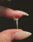 I WAS SOLD THE IDEA THAT BEING SKINNY MADE ME MORE DESIRABLE // STRONG WOMAN FIGURAL EARRINGS WITH DIAMONDS