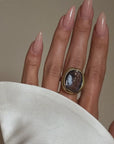 A NEMEAN LION FOR THE PATH TOWARDS OLYMPUS // GEORGIAN BANDED AGATE CAMEO OF HERCULES AND THE NEMEAN LION