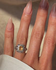 LET ME EAT THE SUN // ART DECO YELLOW SAPPHIRE RING