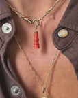 WE RIDE FOR FOR LUCK AND FOR DESTINY // HAND CARVED ITALIAN CORAL FETLOCK CHARM