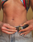 SHE'S A WILD THING, BORN AND BRED IN LOUISIANA // ALLIGATOR BELT WITH SOLID 18K GOLD BUCKLE