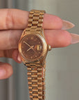 IN TIMES LIKE THESE IT WON'T HURT TO COUNT YOUR BLESSINGS AND TOUCH WOOD // 1988 BURLWOOD LADIES DATEJUST ROLEX WITH PAPERS