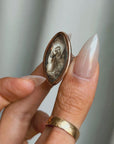 BETSY, I LONG FOR YOU NOW AS I DID THEN // c1785 GEORGIAN SEPIA MOURNING RING