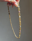 MY YELLOW BRICK ROAD IS LINED WITH WILDFLOWERS OF UNIMAGINABLE BEAUTY // MIXED RAINBOW GEM COLLAR