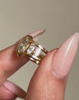 I WANT TO BUILD A CATHEDRAL OF YOU // MARQUISE AND MOVAL FIVE STONE ENGAGEMENT RING