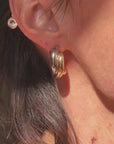 IF I MUST SHOOT HOOPS THEN YES, THEY WILL BE CARTIER // 18K TRINITY HOOPS