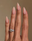 OF LOVE THAT FEELS LIKE SOARING ON WIDE OPEN WINGS // ART DECO OLD MINE CUT DIAMOND ENGAGEMENT RING