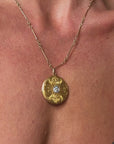 IT WAS THE NIGHT BEFORE CHRISTMAS AND I JUST LOVED YOU, SO MUCH // 1939 HAND ENGRAVED DIAMOND LOCKET