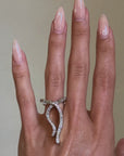 WOMAN, I JUST WANT TO WRAP YOU UP WITH A BOW // WILD RIBBON STACKING NESTING RING