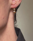 LOVING YOU IS LIKE SPINNING AROUND THE STARS // VICTORIAN ROSE CUT DROP EARRINGS