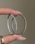 BABY SPIN ME ROUND AND ROUND AND INSIDE OUT // DIAMOND HOOPS