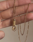 IF YOU’RE LENDING A HAND PLEASE LET IT BE CARTIER // 1970’s CARTIER HAND NECKLACE