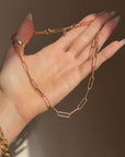 A CHAIN OF ROSES FOR YOU, MY LOVE // ROSE GOLD PAPERCLIP CHAIN