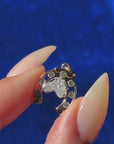 SOME CALL IT LUCKY BUT I THINK IT HAS TO DO WITH A WILL UNBROKEN // DIAMOND HORSE HEAD AND LUCKY SEVEN HORSESHOE PENDANT