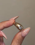 THE OLDER YOU GET THE MORE I CRAVE YOU // VINTAGE FLUSH SET DIAMOND RING
