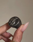 IF YOU THINK YOU CAN STAY ON THIS RIDE THEN BABY, YOU BETTER SADDLE UP // VINTAGE COWBOY BRONCO RING