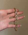 ANCHORED TO YOUR SHIP, LOVE // VINTAGE MARINER LINK BRACELET