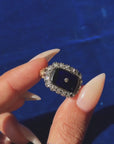 I LOOK TO THE HEAVENS AND FIND YOU IN THE FIRST STAR // GEORGIAN BAGUE AU FIRMAMENT RING OF THE HEAVENS