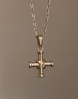 MY FAITH IN HUMANITY IS SOLID AND GOLDEN // VINTAGE BVLGARI CROSS PENDANT