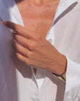 ELSA PERETTI HAD A BONE TO PICK // ELSA PERETTI SMALL BONE CUFF IN SZ MEDIUM WITH BOX